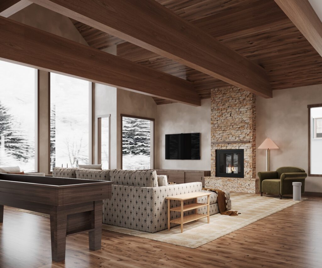 Living Room of Great Escpae Chalet -4 Bedroom w/ Hot Tub Chalet in Revelstoke